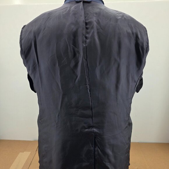 Brooks Brothers Regent 1818 Wool Men Sport Coat Blazer Blue Windowpane 46R - Picture 7 of 15